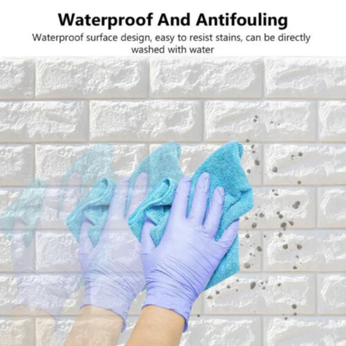 3D Brick-Style Self-Adhesive Wallpaper Roll