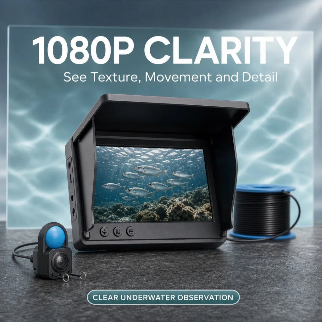 P300 Underwater Fishing Camera, 4.3-Inch Monitor & 15 m Cable
