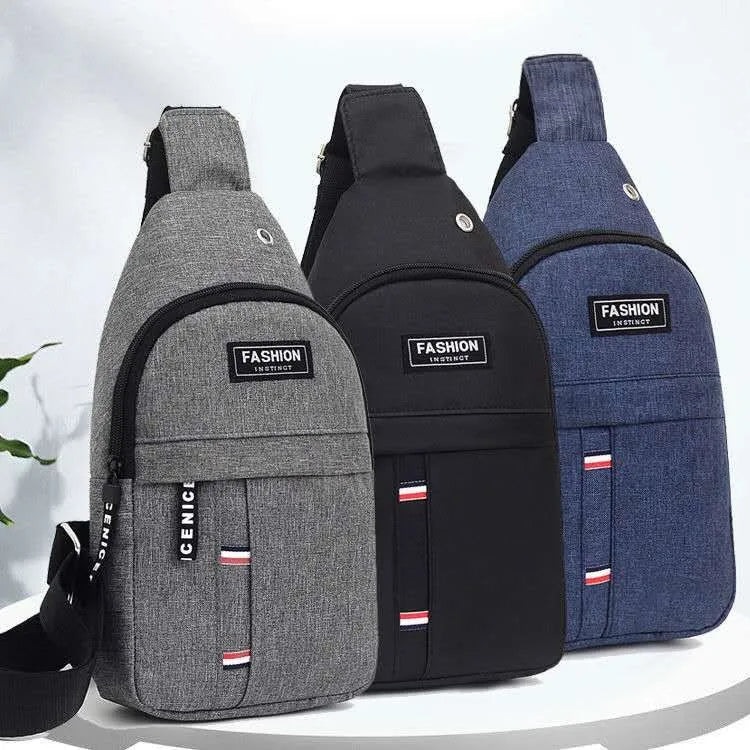 Men’s Nylon Waist Bag with Adjustable Strap