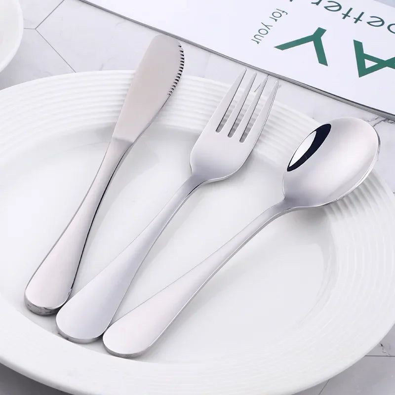 Stainless Steel Knife, Fork and Spoon Set