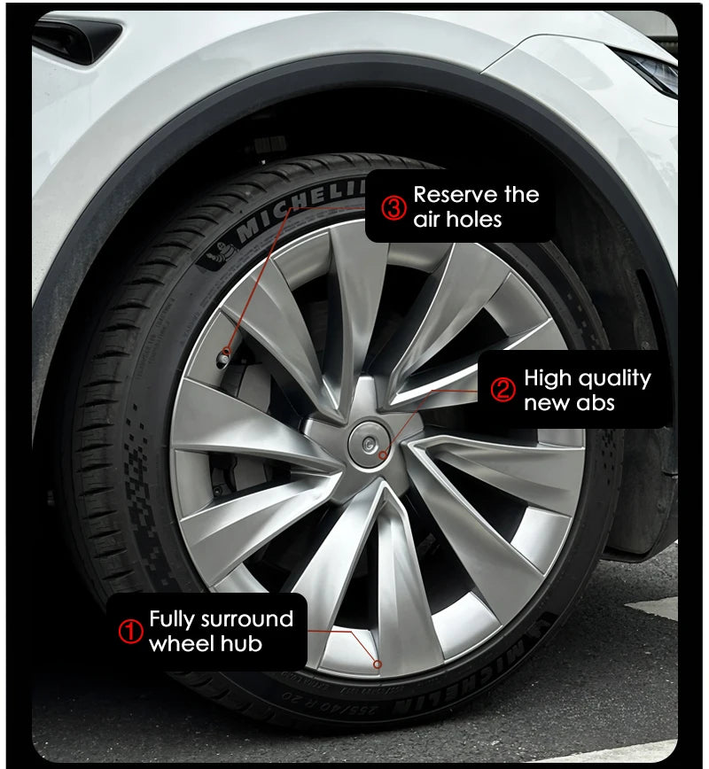 20-Inch Wheel Covers for Model Y Juniper – Set of 4
