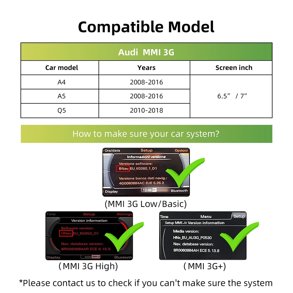 ANYFAR CarPlay & Android Auto Interface for Audi MMI 3G