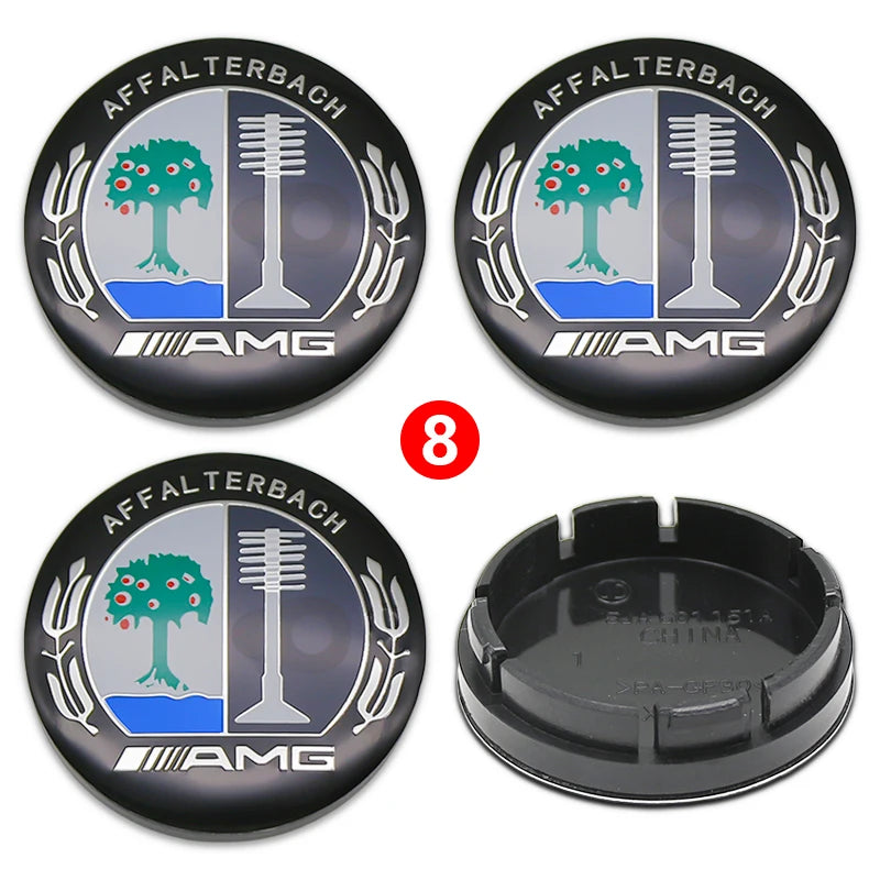 Wheel Center Caps or Stickers – Set of 4