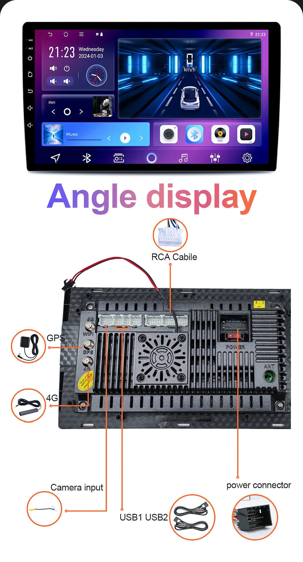 10-Inch Car Stereo for Ford Explorer 2011–2019