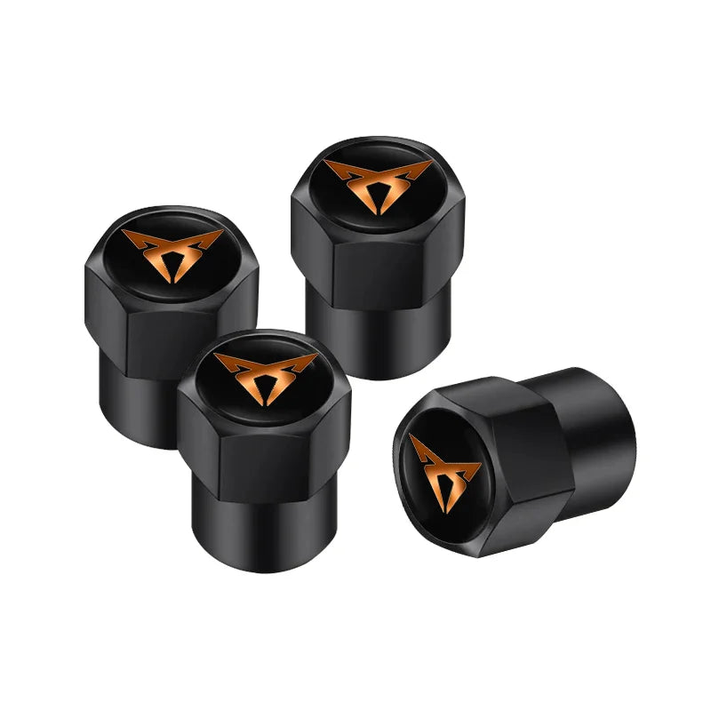 Metal Tire Valve Caps – Set of 4