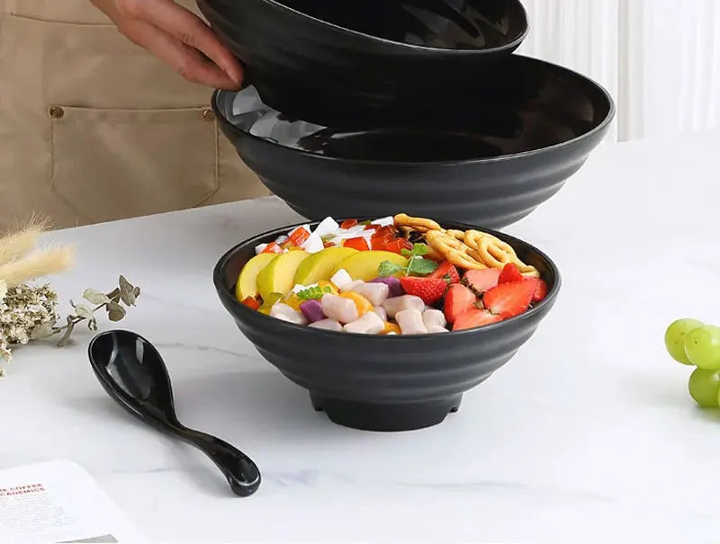 Frosted Melamine Bowls — Assorted Sizes