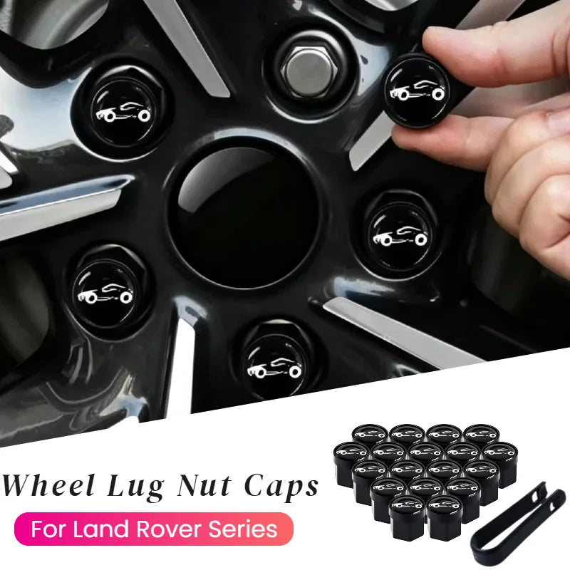 21 mm Wheel Lug Nut Covers – 20-Piece Set