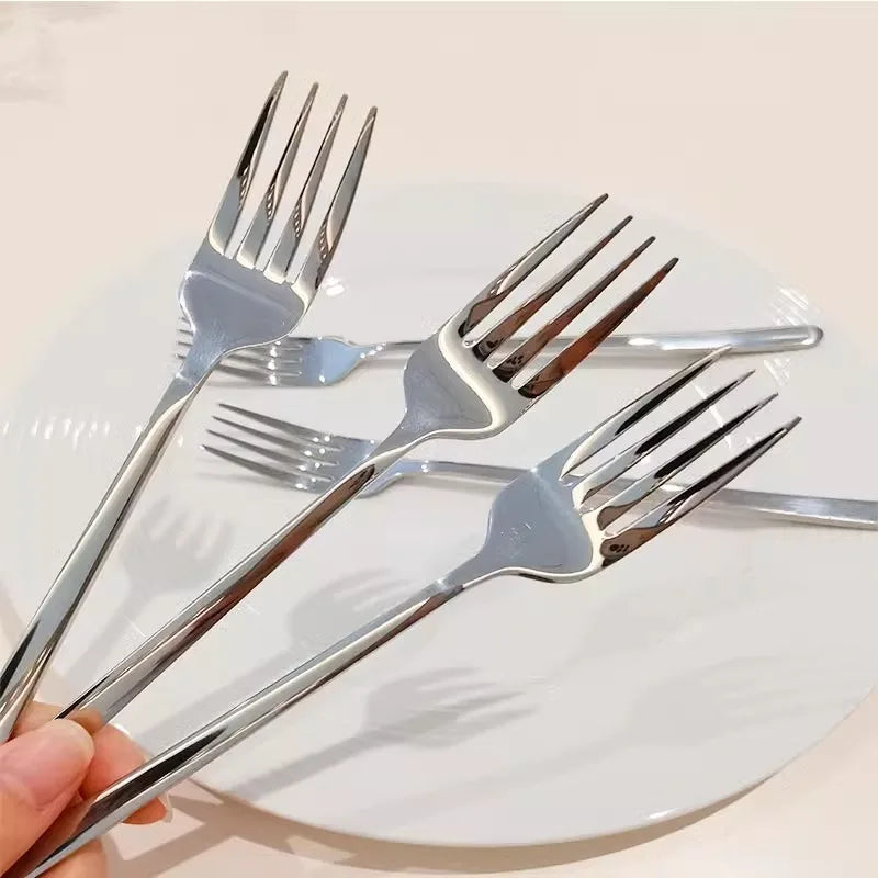 Stainless Steel Dinner Forks — 16 Pieces