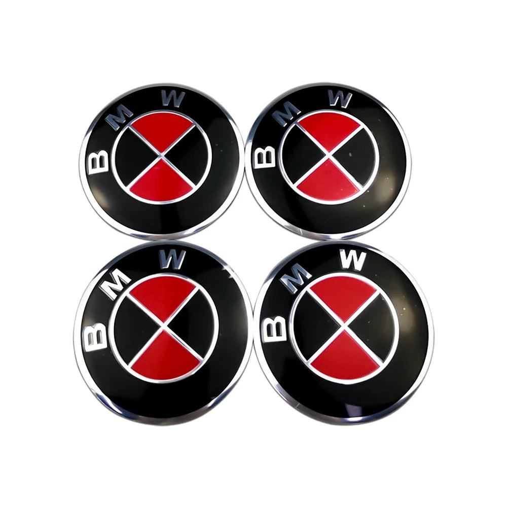 56 mm Wheel Center Stickers – Set of 4