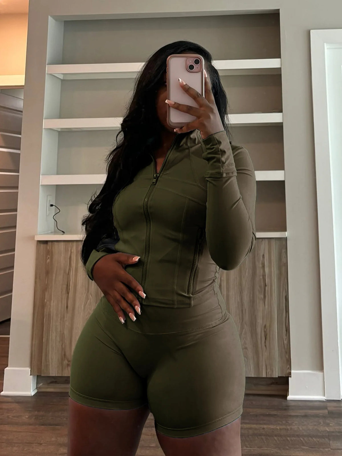 Sleeveless Top & Shorts Two-Piece Set