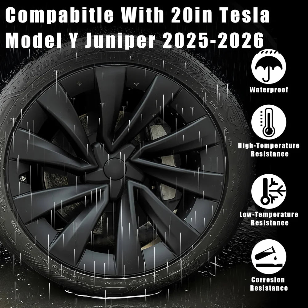 20-Inch Wheel Covers for Model Y Juniper – Set of 4