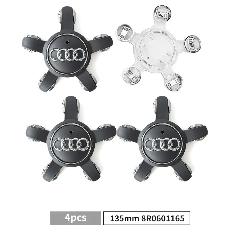 135 mm Replacement Wheel Center Caps – Set of 4