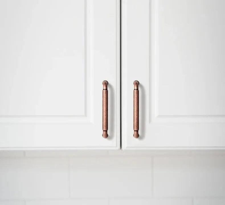 Antique Brass Zinc-Alloy Cabinet Handles – 128 mm Centers