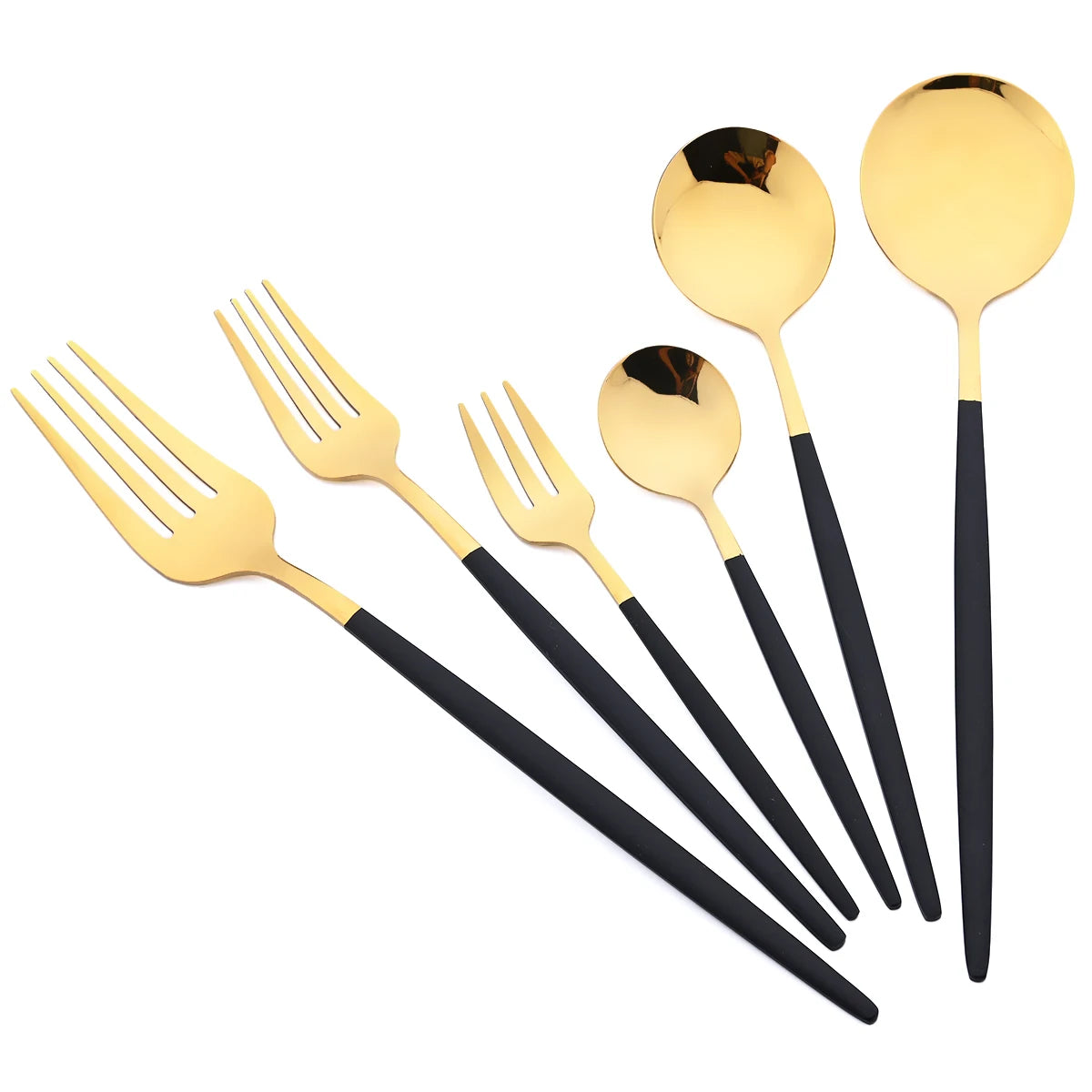 JAOER Stainless Steel Flatware — 48 Pieces
