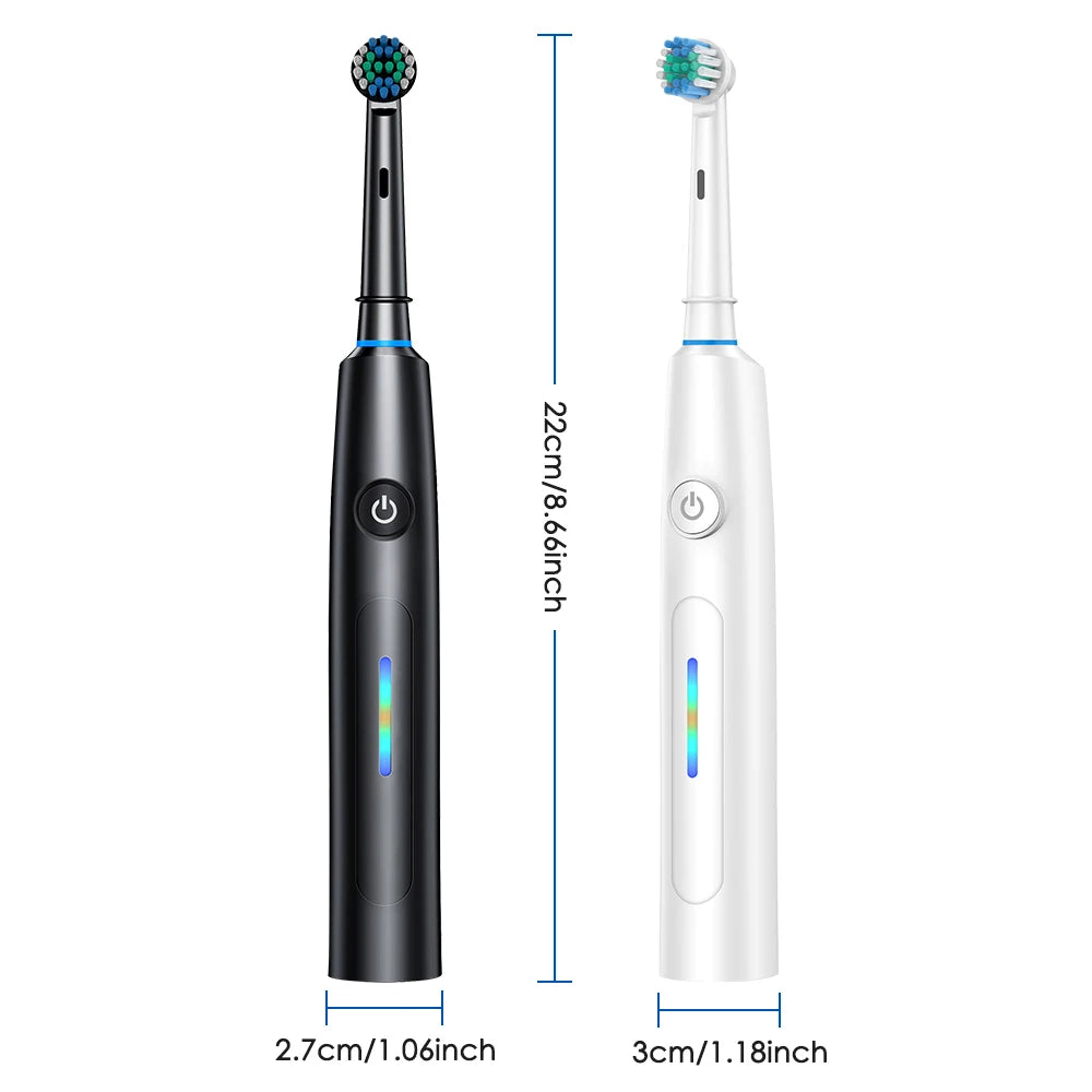 AFDEAL USB-C Rechargeable Electric Toothbrush – 4 Heads