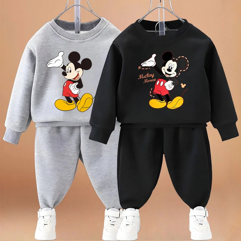 Children's Cartoon Pullover and Pants Set