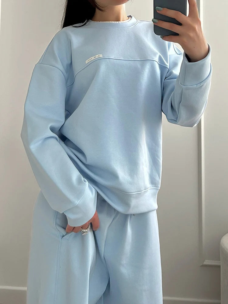 Women's Crewneck Sweatshirt and Pants Set