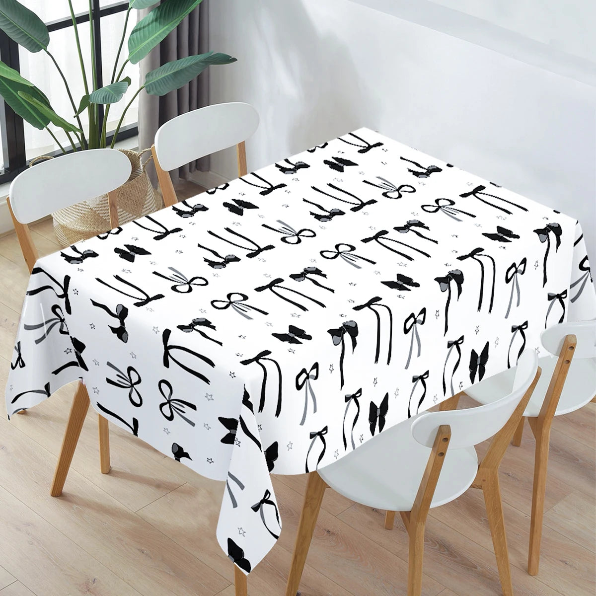 Metallic-Look Rectangular Party Tablecloth