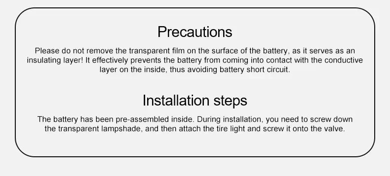 LED Tire Valve Lights – 2 or 4 Pieces
