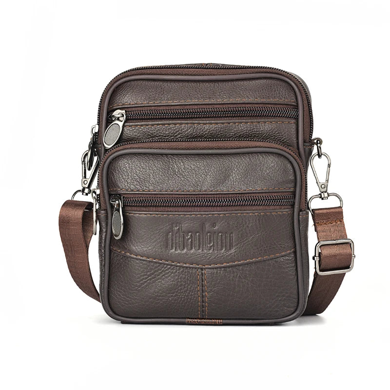 Men's Leather Crossbody Bag