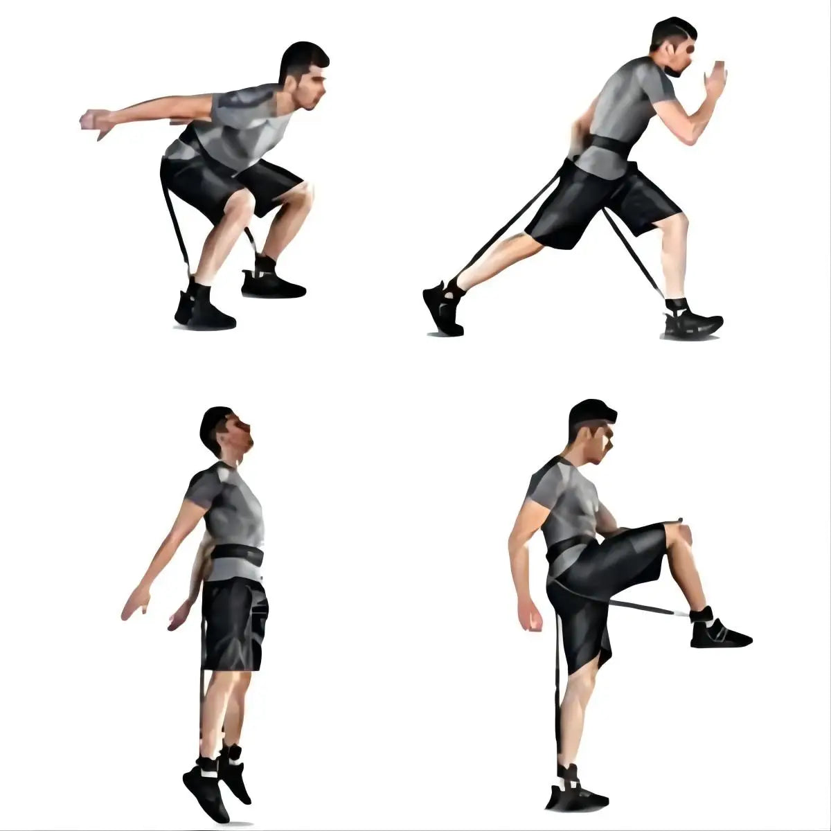 Jump-Training Resistance Tube & Belt Set
