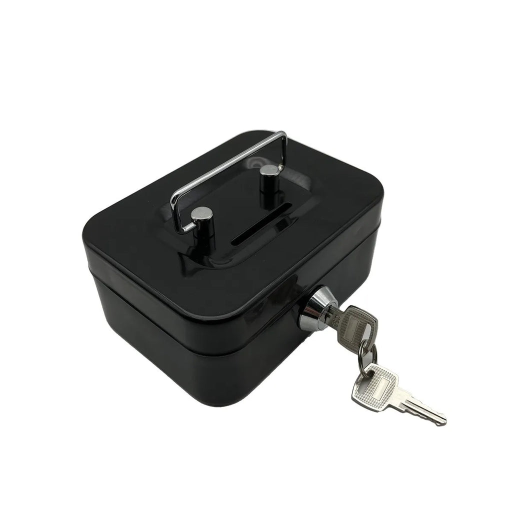 Portable Locking Coin Bank with Key