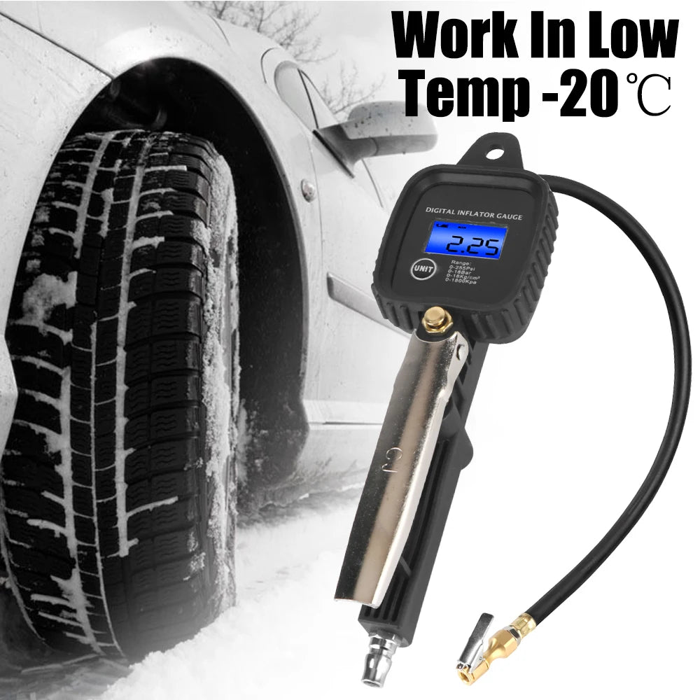 LEEPEE Digital Tire Inflator & Pressure Gauge