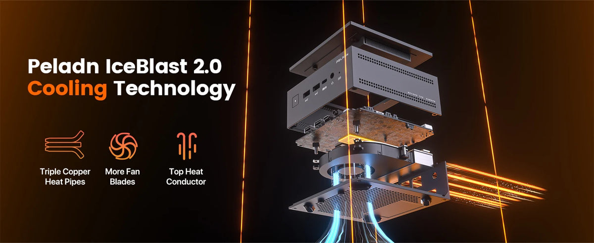 PELADN HO5 Ryzen AI 9 HX 370 Mini PC