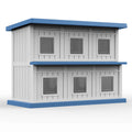 Two-Tier Resin Cat House with Access Doors
