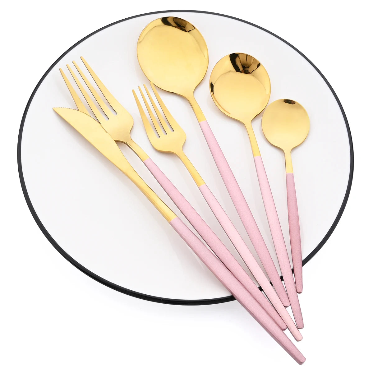 JAOER Stainless Steel Flatware — 48 Pieces