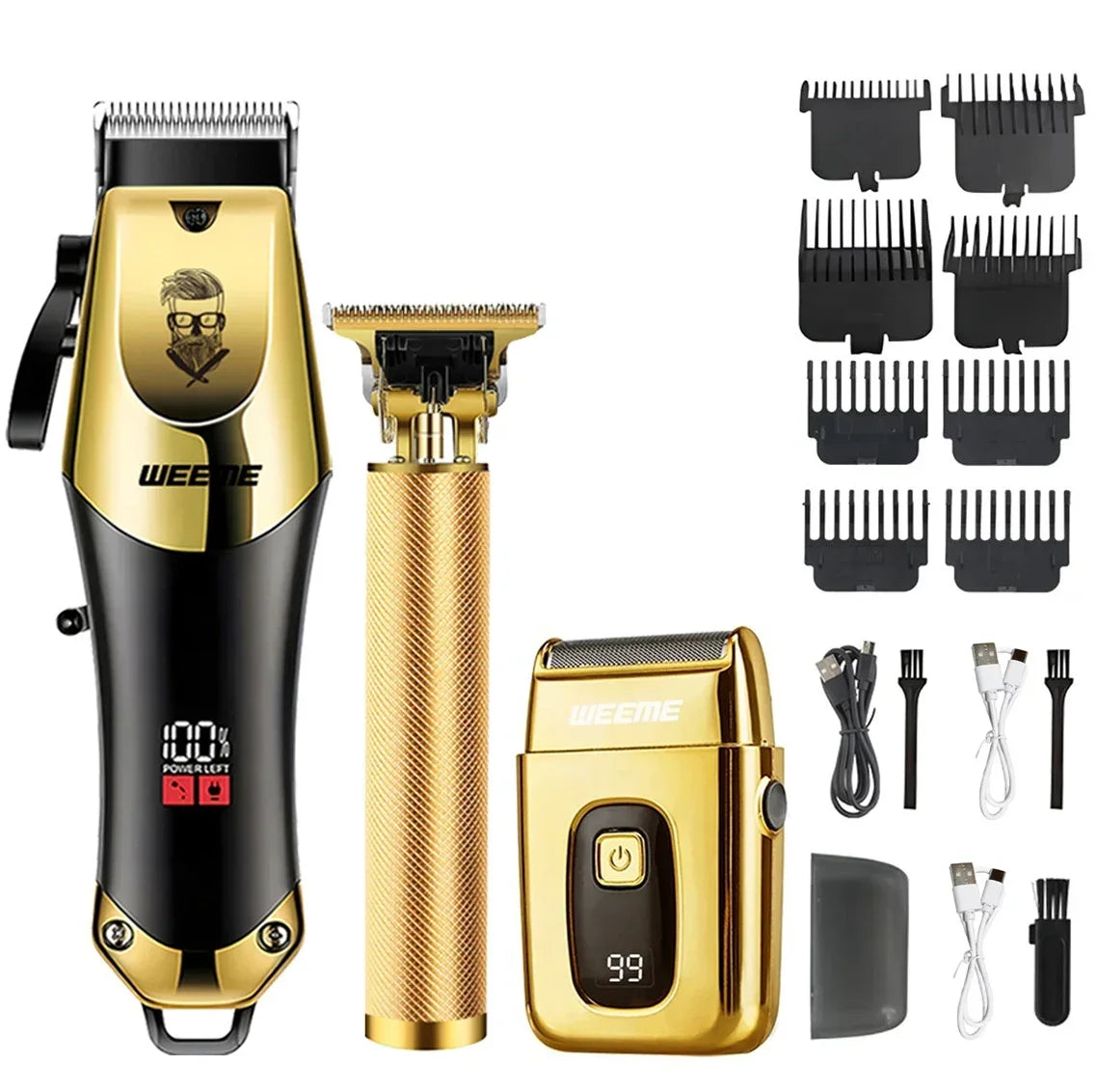 Vintage-Style Rechargeable Hair Trimmer
