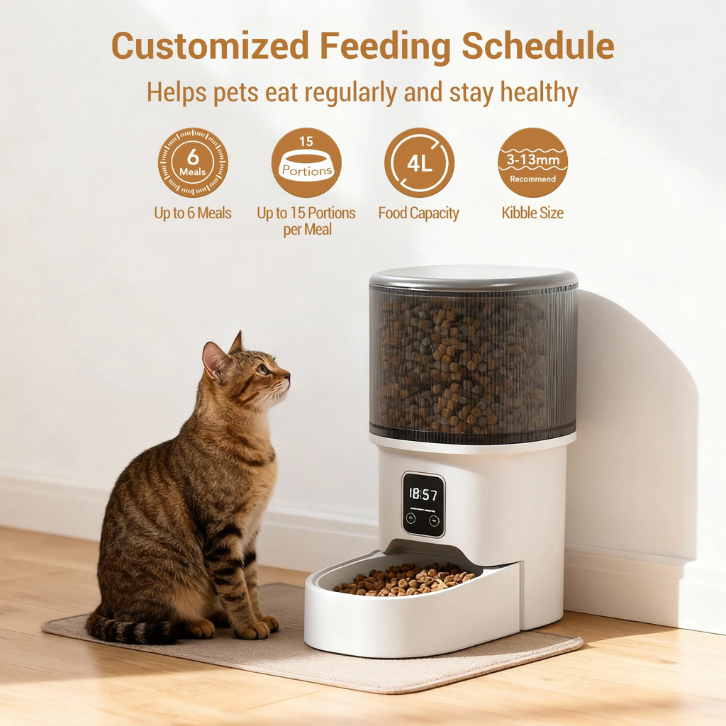 HiMISS 4L Programmable Automatic Pet Feeder