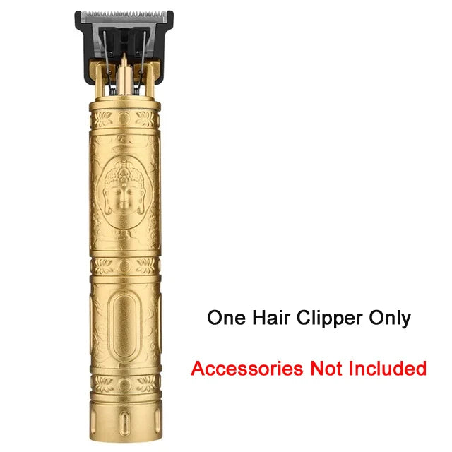 Rechargeable Vintage-Style Hair Trimmer & Clipper