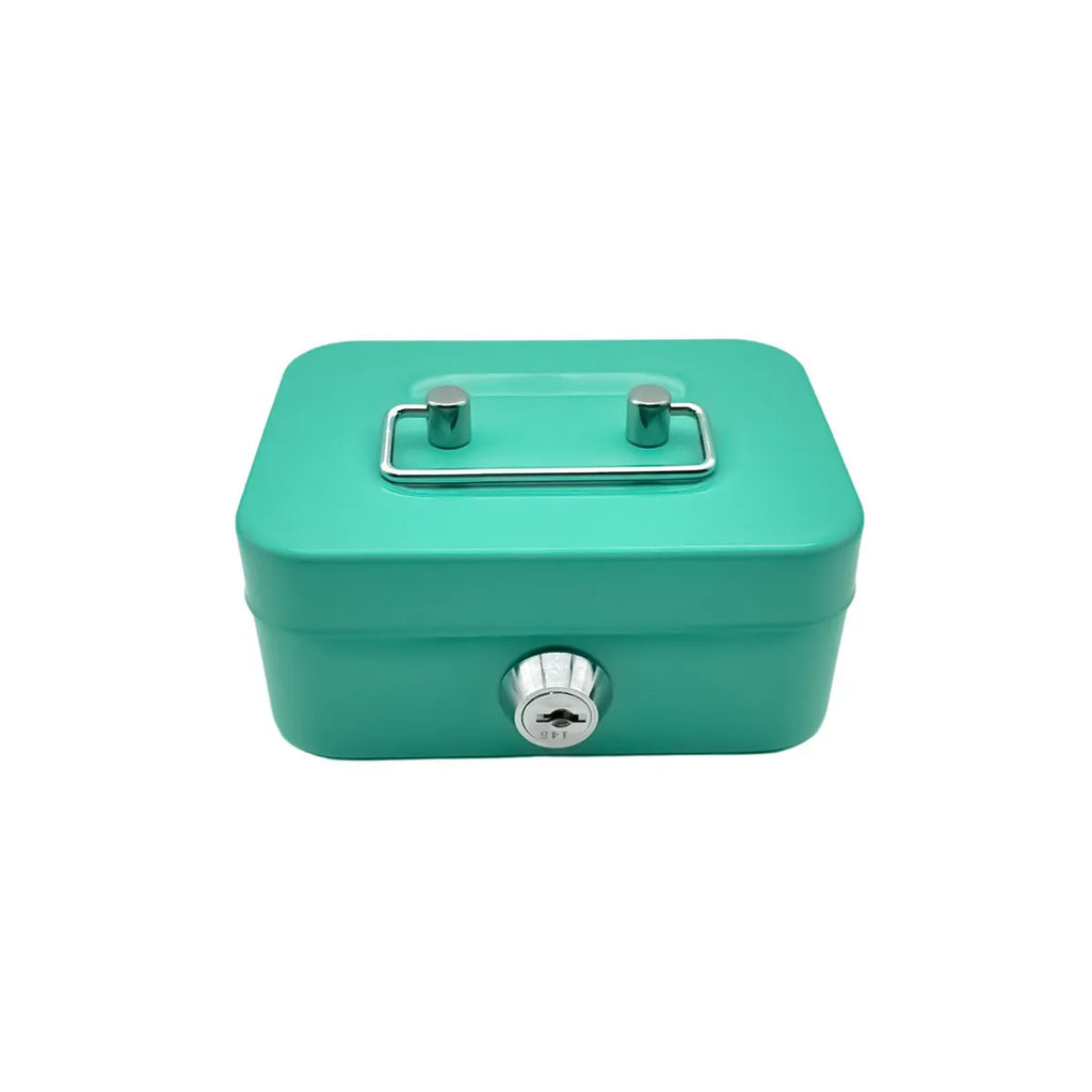 Portable Locking Coin Bank with Key