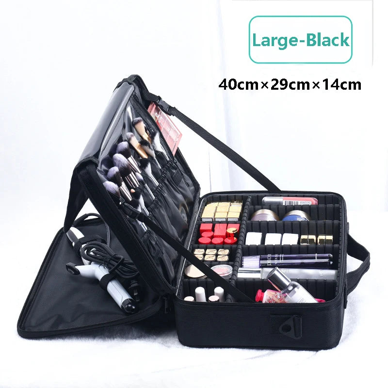 Oxford Fabric Cosmetic Organizer Case – 3 Sizes