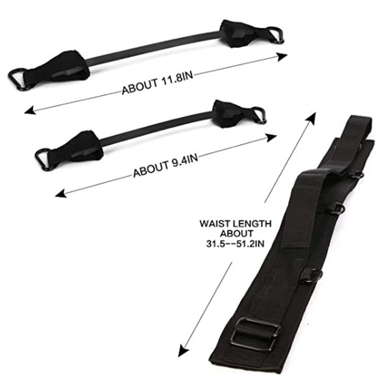 Jump-Training Resistance Tube & Belt Set