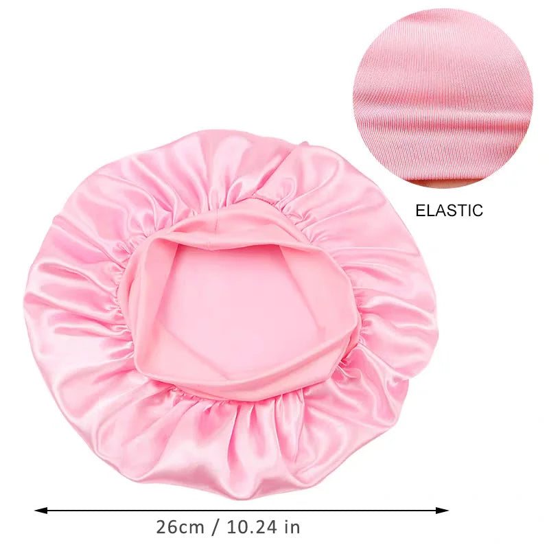 Children's Satin-Look Sleep Bonnet