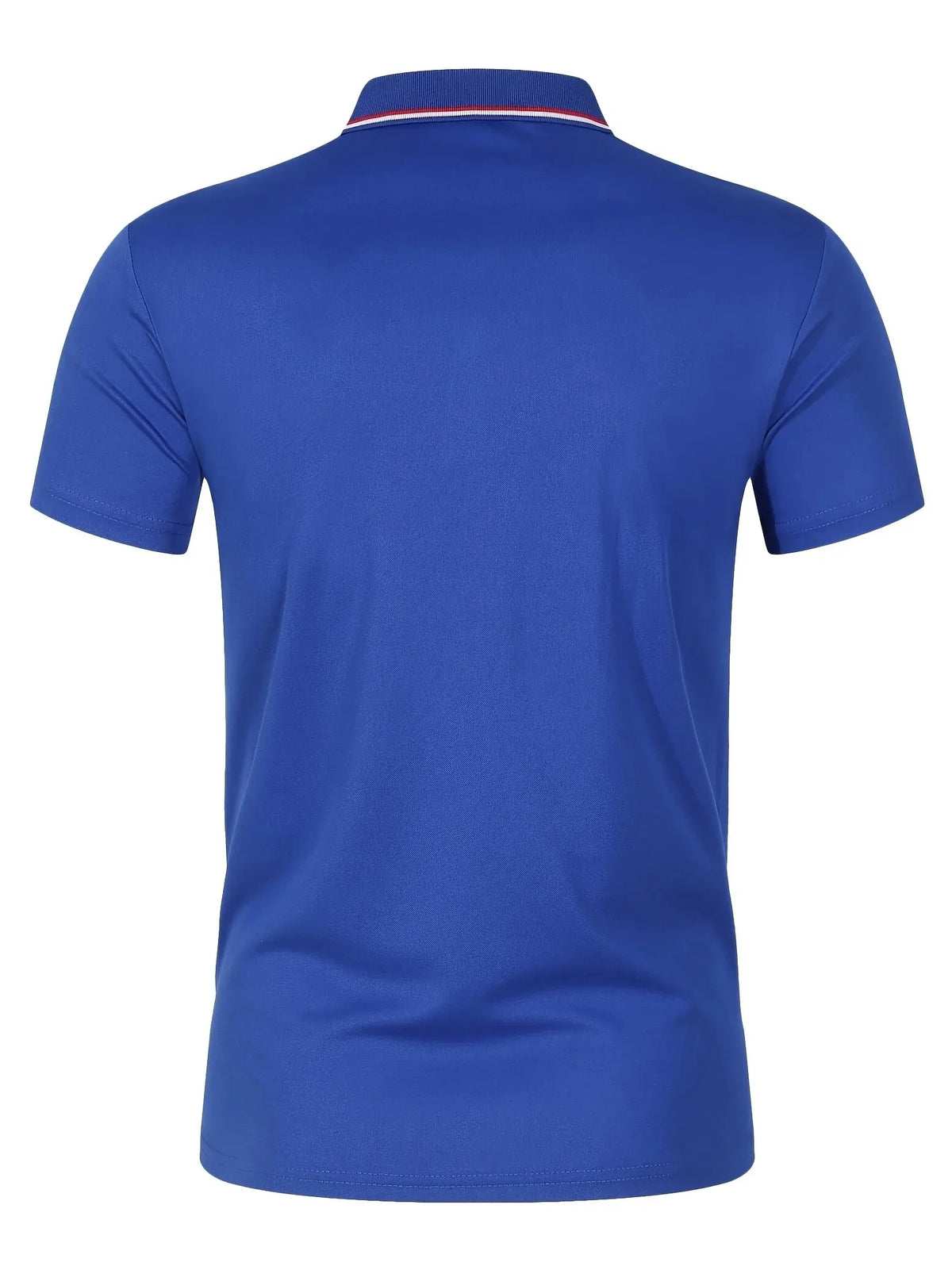 Men's Solid-Color Short-Sleeve Polo Shirt
