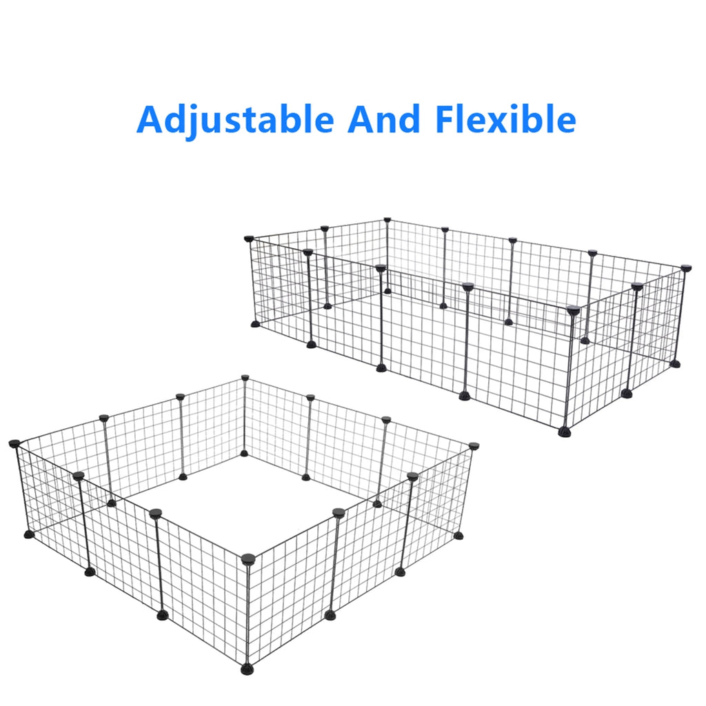 Portable Metal Wire Small-Animal Playpen