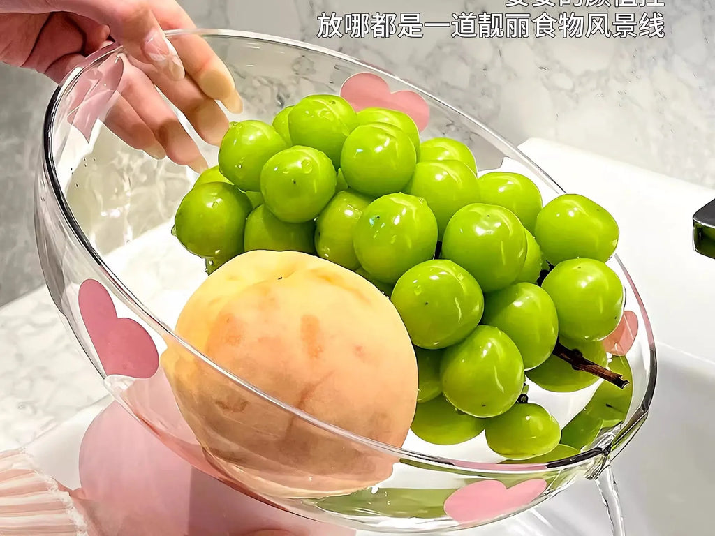 Raised Plastic Fruit Draining Tray