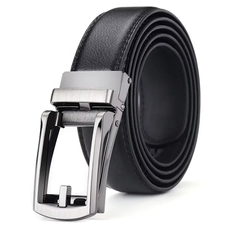 Men's PU Click-Buckle Casual Belt