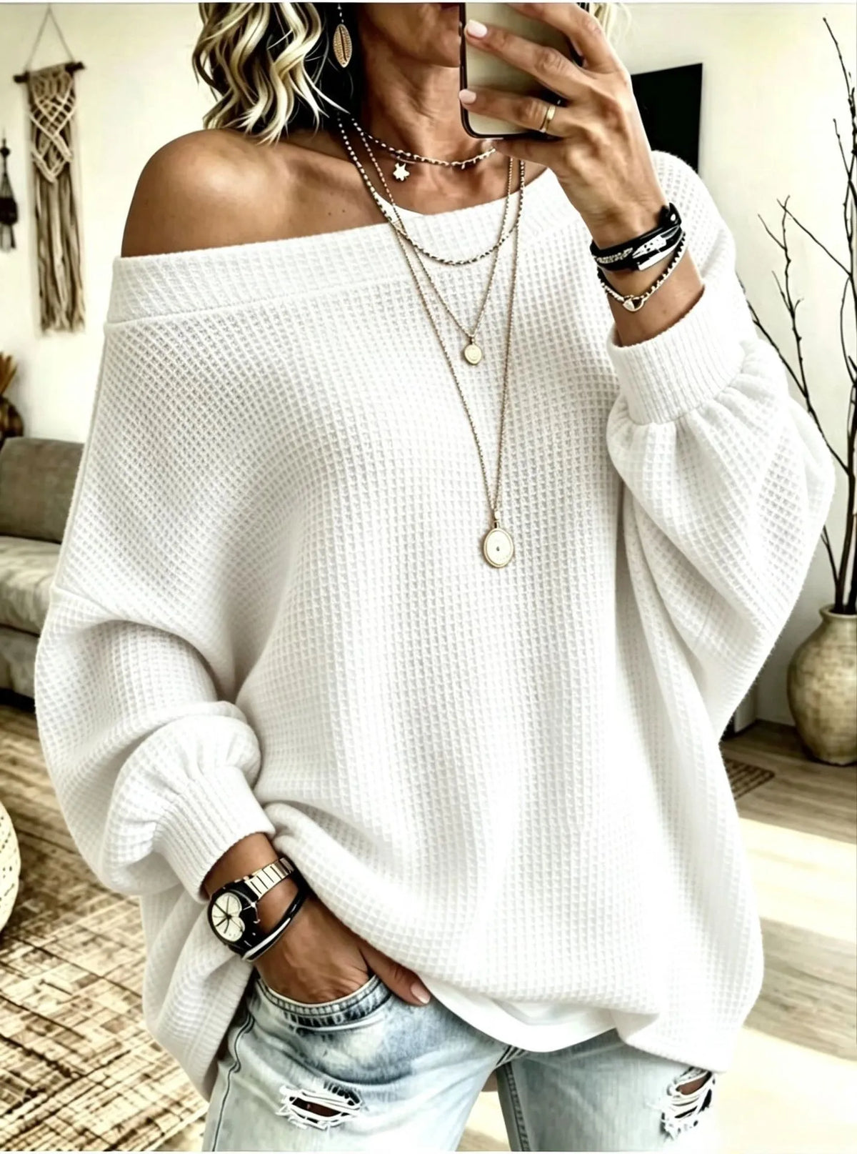 Casual Pullover Top with Regular Cut Japanese Korean Casual Loose Fit Standard Length Long Sleeve Daily Autumn Women Sweater Dsers