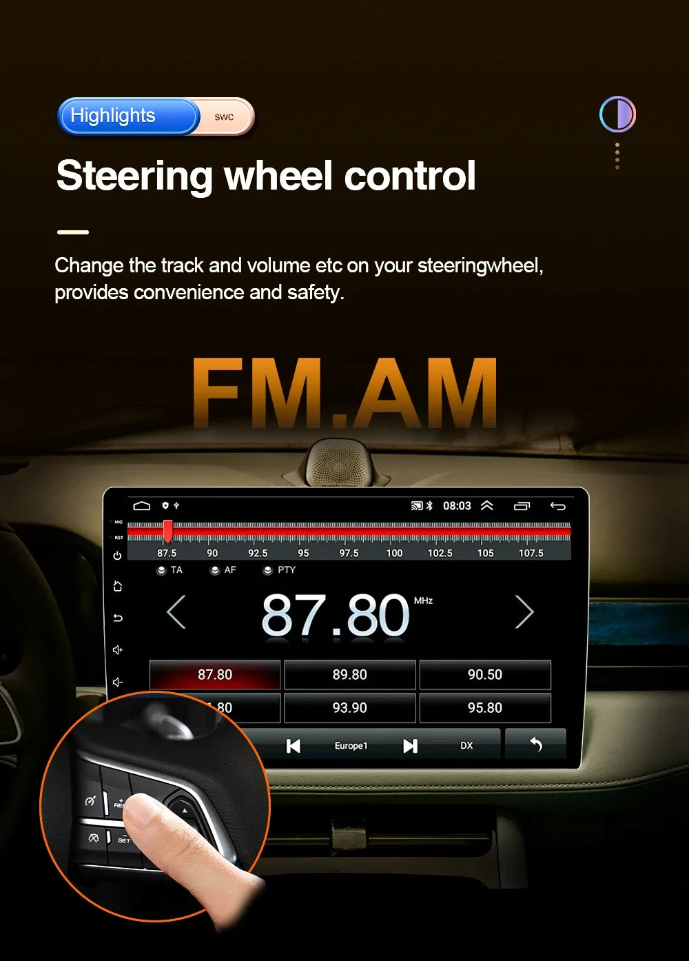 9-Inch Android Stereo for Chevrolet Onix 2020–2022