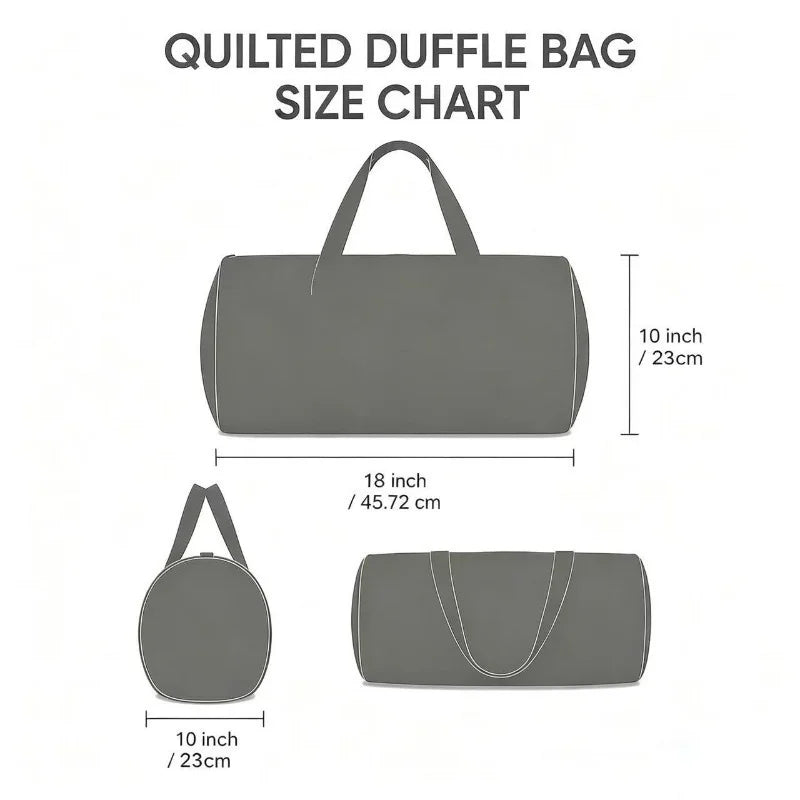 Foldable Quilted Golf Cart Print Duffle Bag Large Travel Weekender Shoulder Tote Bag Whispering Desires Shoppe