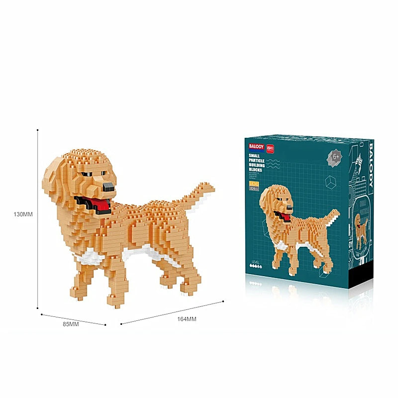 DIY Dog Breed Building Block Display Kit