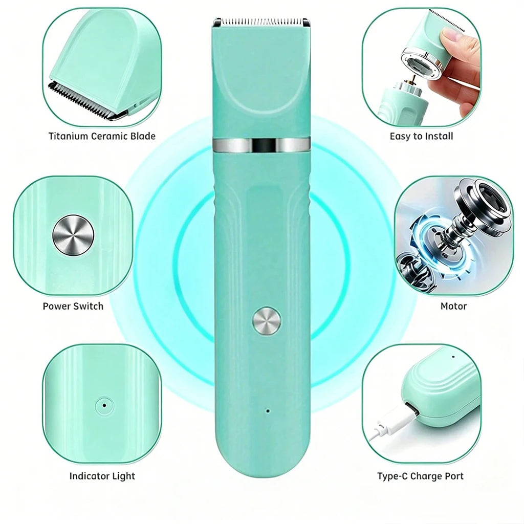 SHUYU Four-in-One Rechargeable Pet Grooming Trimmer