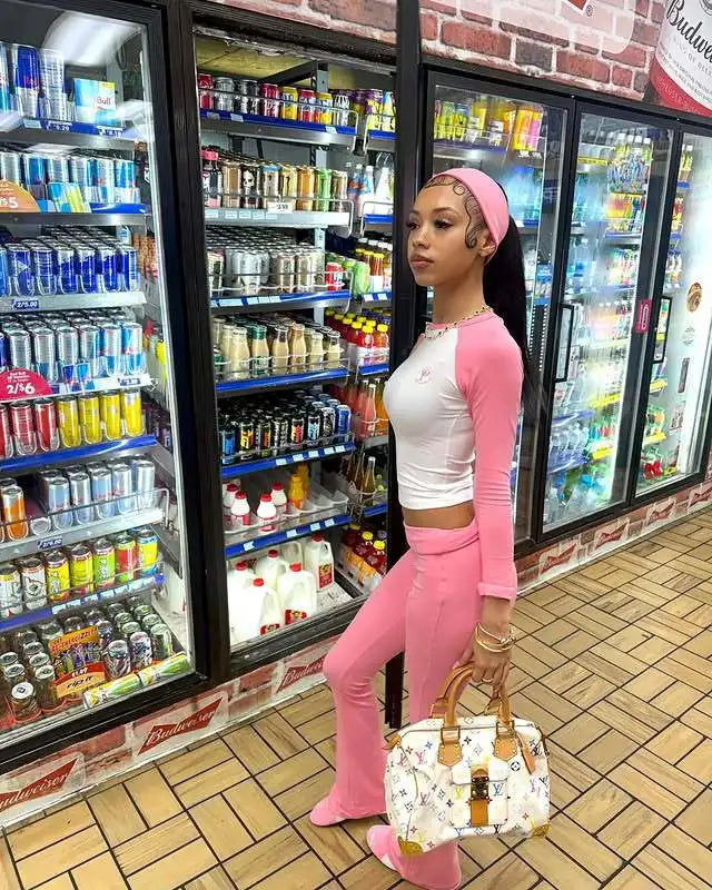 Women's Long-Sleeve Crewneck Top and Pants Set