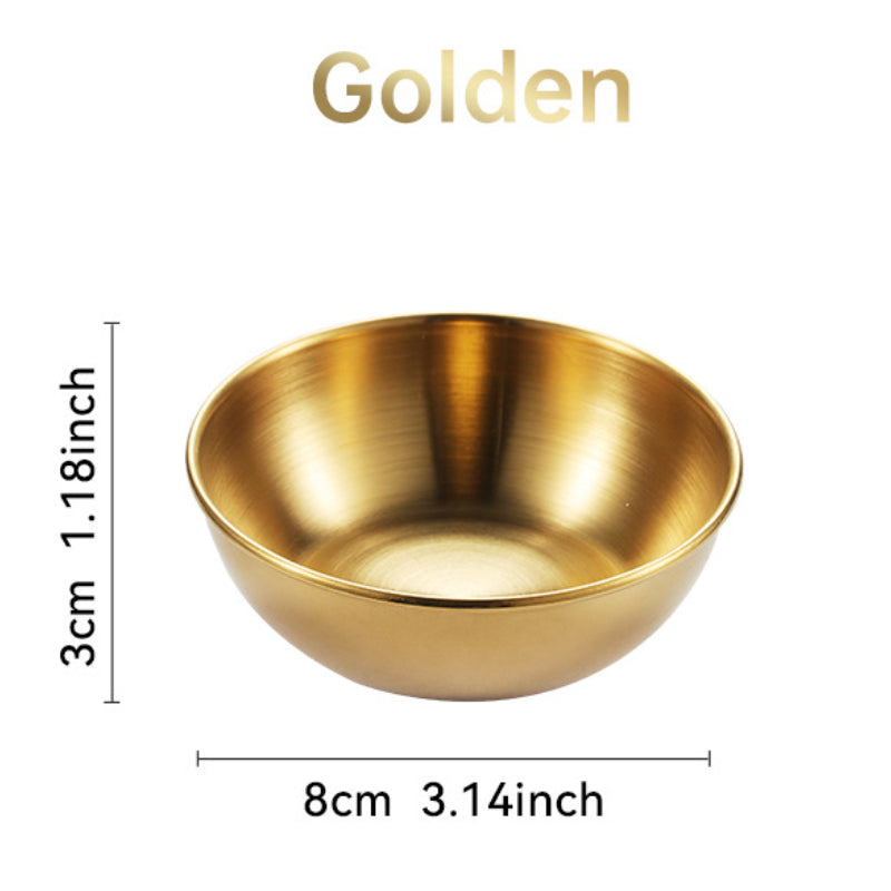 Simbuid Stainless Steel Sauce Dishes — 2 or 4 Pack