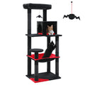 Gothic Cat Tree with Hammock & Condo