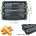 Silicone Baguette & Bun Baking Tray